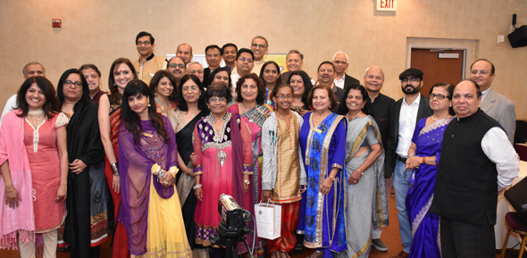 After the Kavi Sammelan, the Hindi poets and members of the IHA and ICC gathered together.