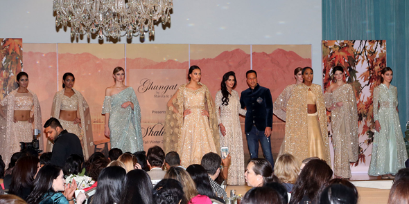 Fashion show by Ghungat showcasing the Shalimar Collection.