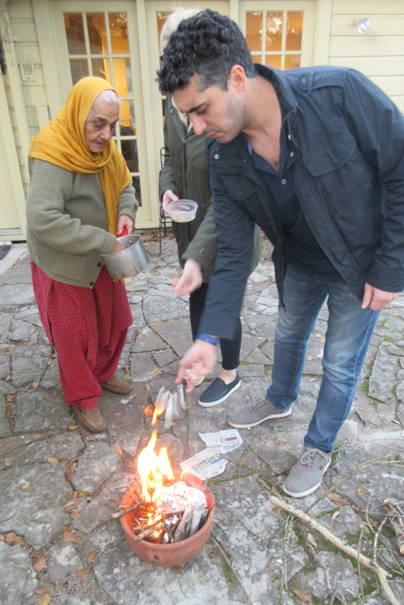 The trio celebrated lohri on Saturday, January 13 with mama sharing some tales of her youth in Lyallpur, British India.