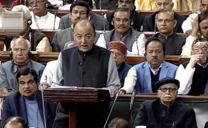 Finance minister Arun Jaitley presented the Union Budget 2018 in Parliament on Thursday. Photo: PTI