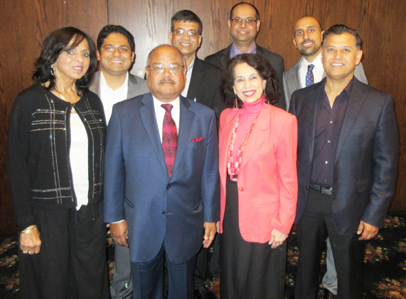The Executive Team of IMAGH with President Munir Ibrahim (right)