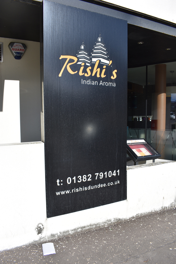 Rishi restaurant across from Jehangir