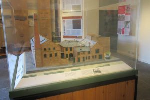 A model of the Verdant Works factory as it still is today