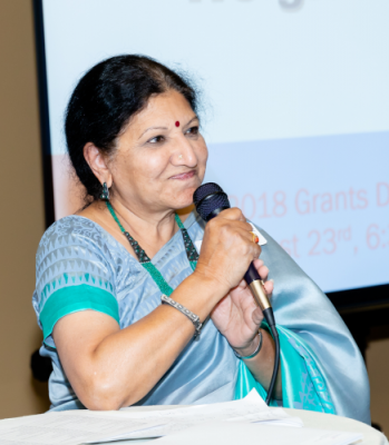 Board Director Rathna Kumar emceed the Grants Night event at the Bombay Brasserie on Thursday, August 23.